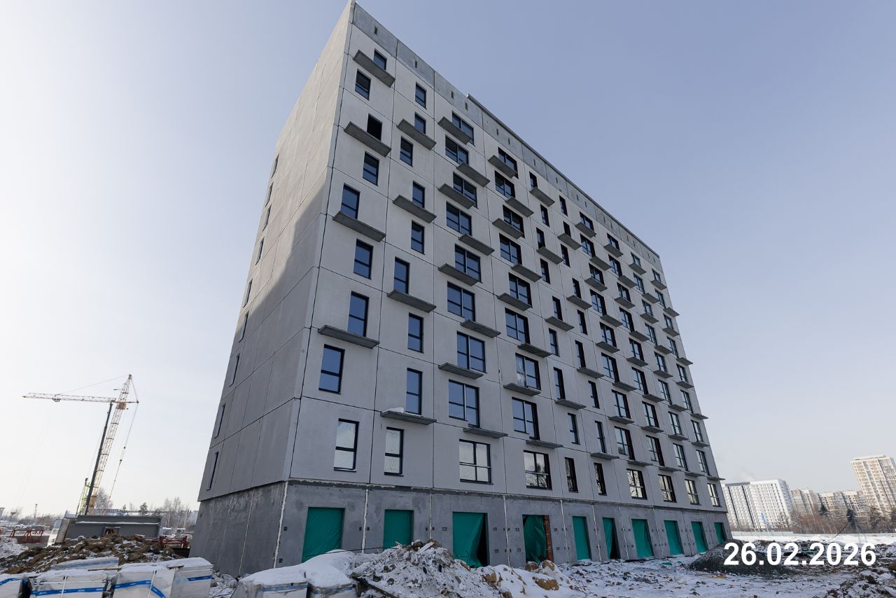 Ход строительства ЖК «НИКС Лайн на Ярославской» — фото за февраль 2026