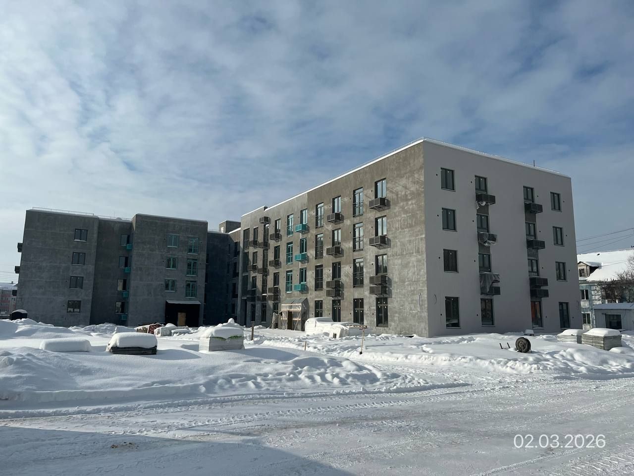 Ход строительства ЖК «Южный Парк» — фото за март 2026