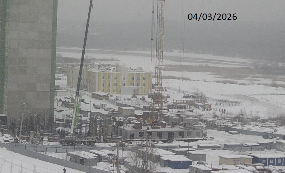 Ход строительства ЖК «Академ-Riverside» — фото за март 2026