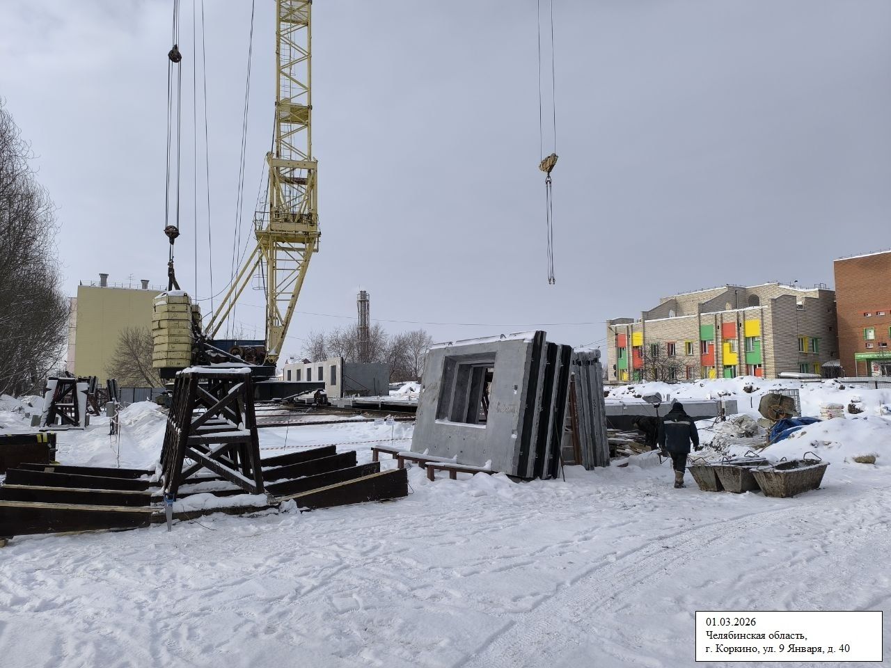 Ход строительства ЖК «по ул. 9 Января» — фото за март 2026